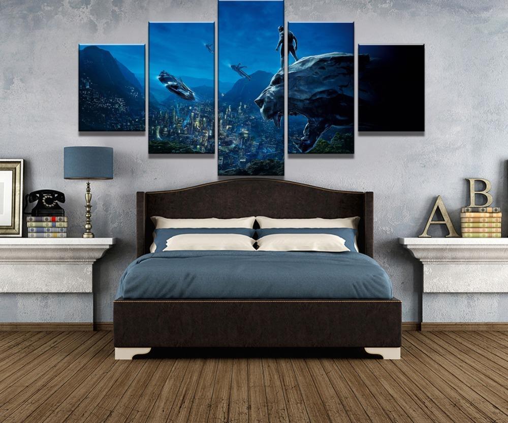 Black Panther The Real Wakanda Marvel Canvas Wall Art