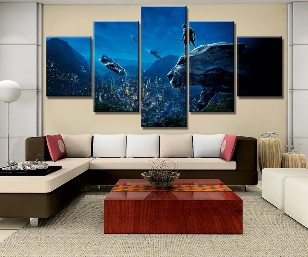 Black Panther The Real Wakanda Marvel Canvas Wall Art