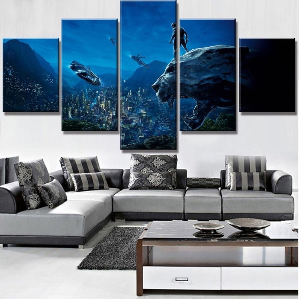 Black Panther The Real Wakanda Marvel Canvas Wall Art