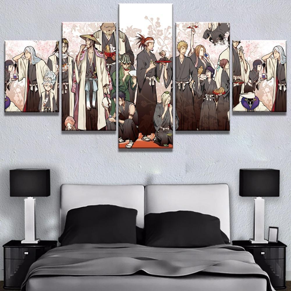 Bleach Characters Poster 2 Anime Canvas Wall Art