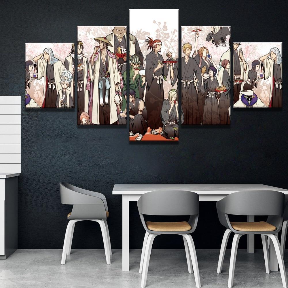 Bleach Characters Poster 2 Anime Canvas Wall Art