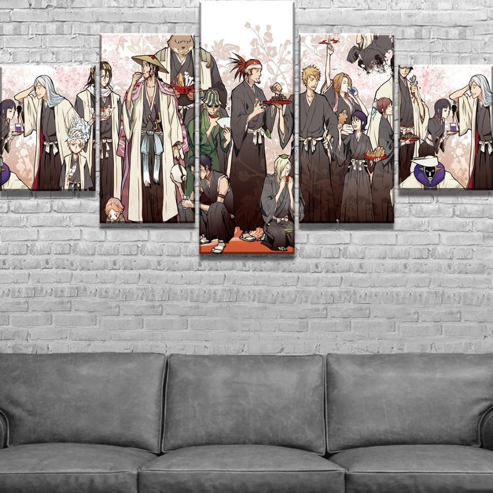 Bleach Characters Poster 2 Anime Canvas Wall Art