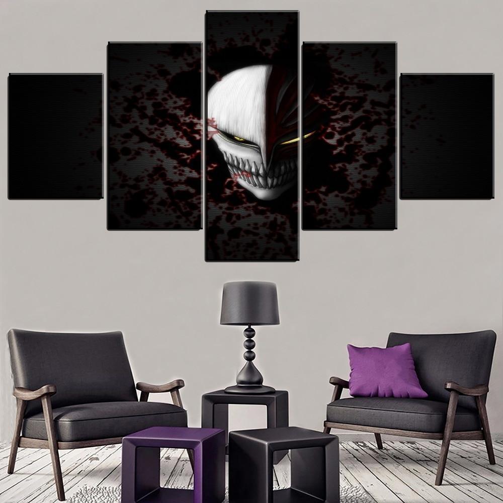 Bleach Hollow Ichigo And Ichigo Kurosaki Poster 1 Anime Canvas Wall Art