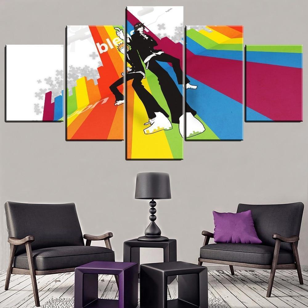Bleach Ichigo And Yasutora Poster 1 Anime Canvas Wall Art