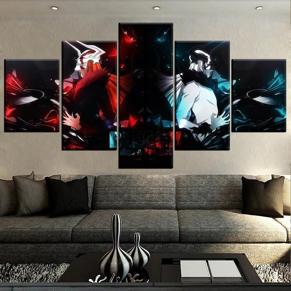 Bleach Ichigo And Zangetsu Poster 1 Anime Canvas Wall Art