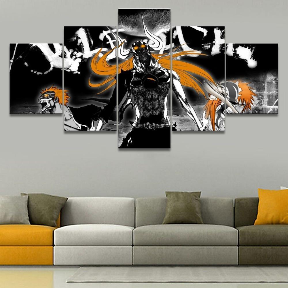 Bleach Ichigo Kurosaki Poster 1 Anime Canvas Wall Art