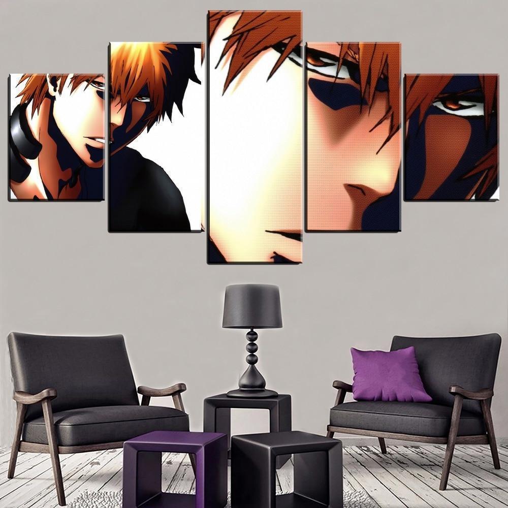 Bleach Ichigo Kurosaki Poster 2 Anime Canvas Wall Art