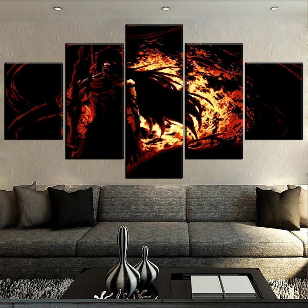 Bleach Ichigo Kurosaki Poster 3 Anime Canvas Wall Art