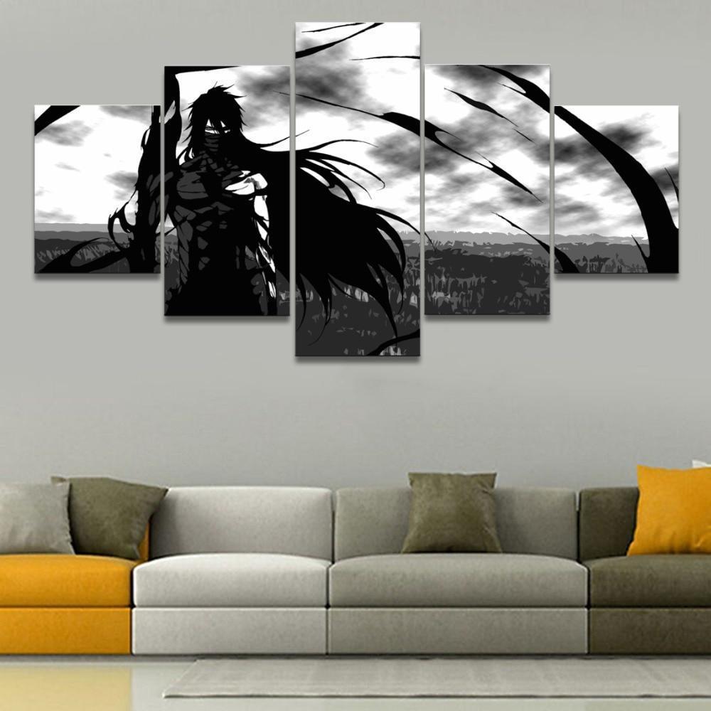 Bleach Ichigo Kurosaki Poster 5 Anime Canvas Wall Art