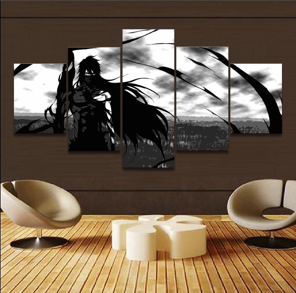 Bleach Ichigo Kurosaki Poster 5 Anime Canvas Wall Art