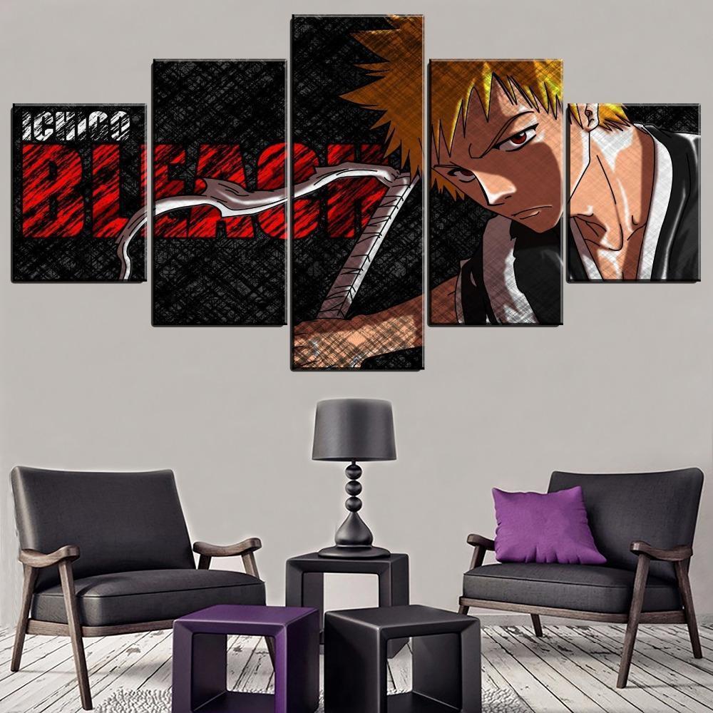 Bleach Ichigo Kurosaki Poster 8 Anime Canvas Wall Art