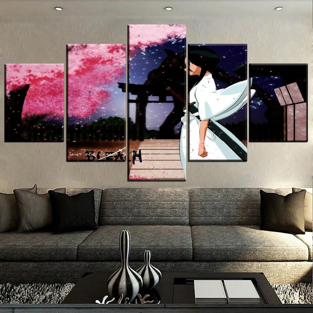 Bleach Rukia Kuchiki Poster 2 Anime Canvas Wall Art