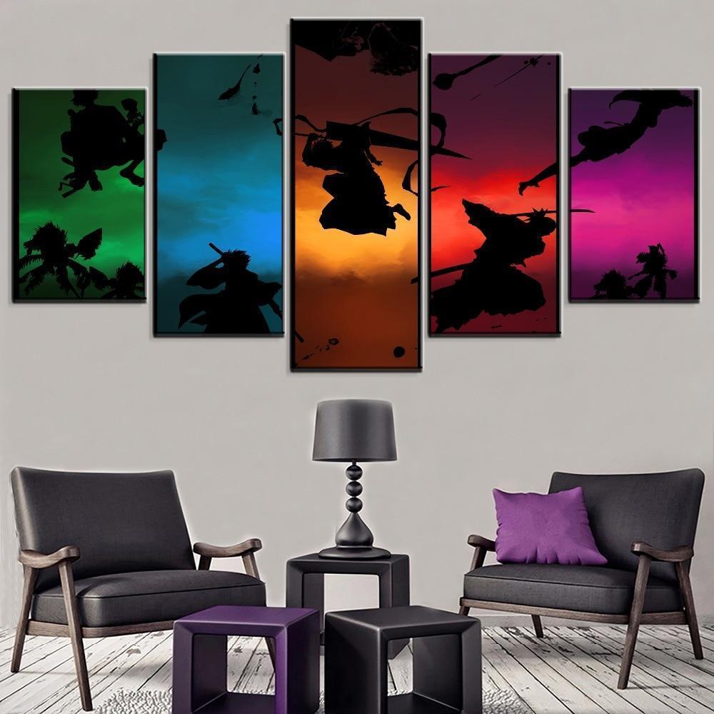 Bleach Shadow Warriors Anime Canvas Wall Art