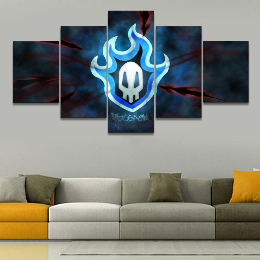 Bleach Shinigami Symbol Poster 1 Anime Canvas Wall Art