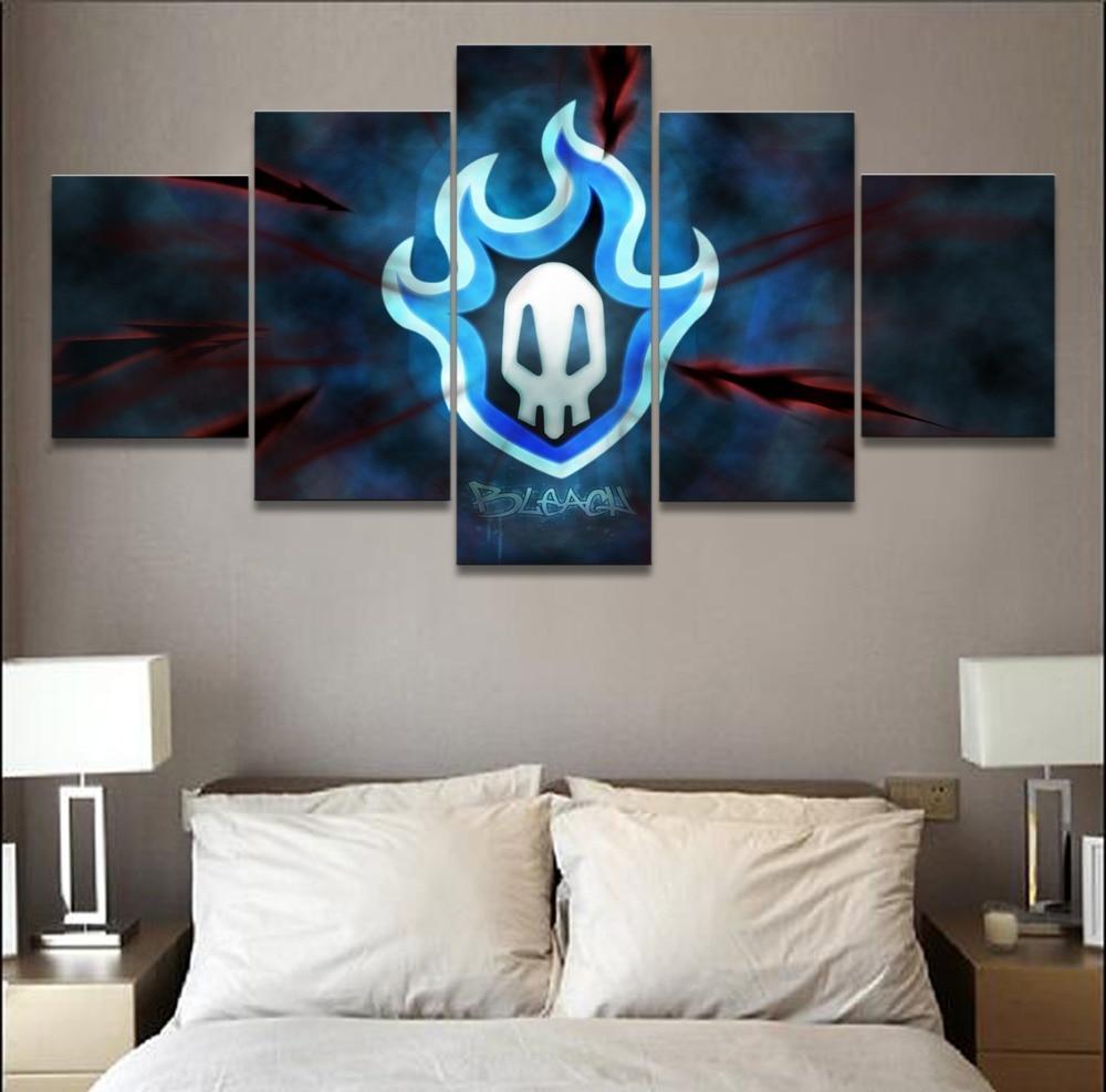 Bleach Shinigami Symbol Poster 1 Anime Canvas Wall Art