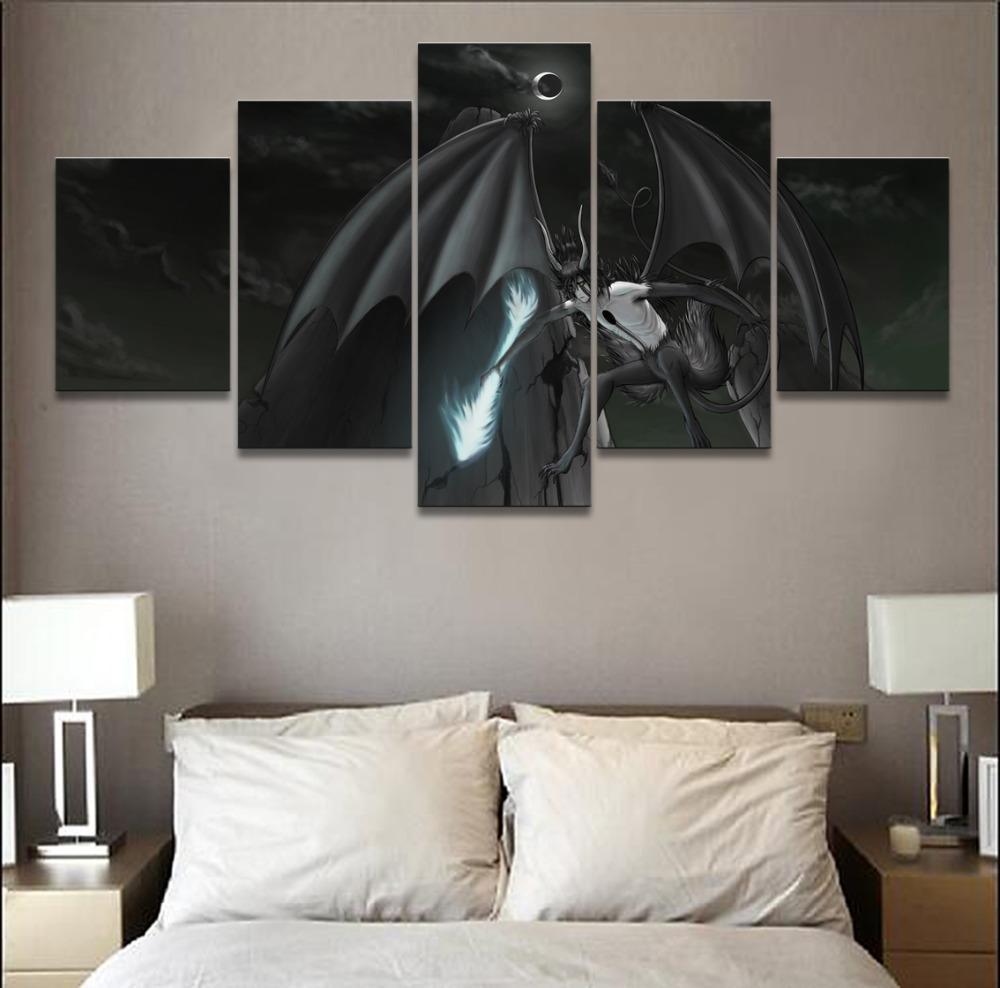 Bleach The Dark Anime Canvas Wall Art