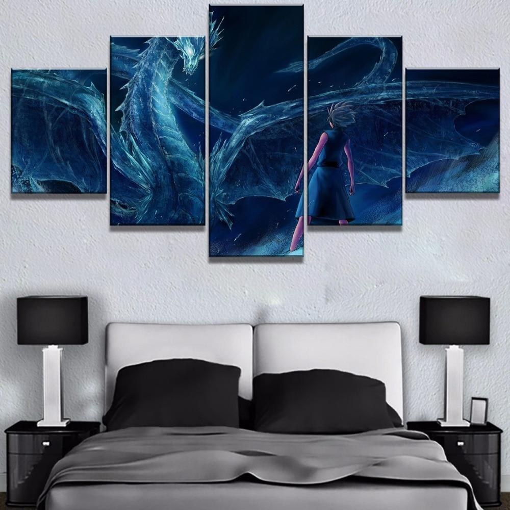 Bleach The Ice Dragon Anime Canvas Wall Art