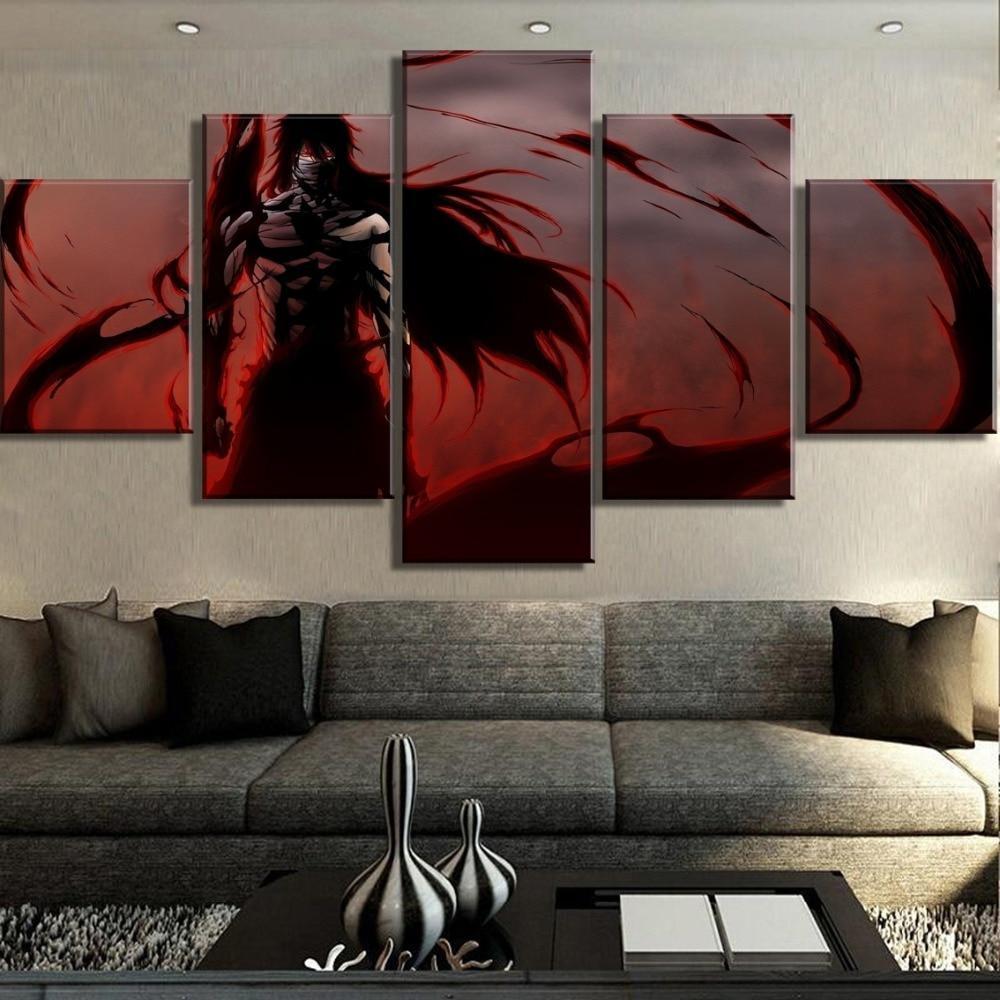 Bleach The Red Nightmare Anime Canvas Wall Art