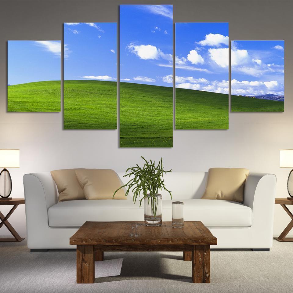 Bliss Microsoft Windows XP Landscape Canvas Wall Art