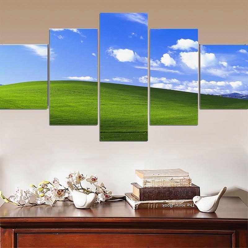 Bliss Microsoft Windows XP Landscape Canvas Wall Art