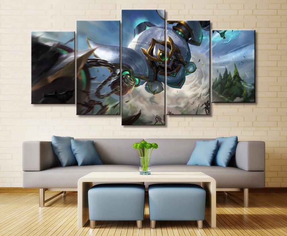 LOL League Of Legends Blitzcrank Gaming Canvas Wall Art