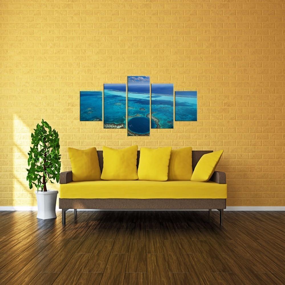 Blue Sea Canvas Wall Art