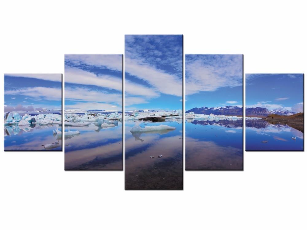 Blue Sky And White Cloud Canvas Wall Art