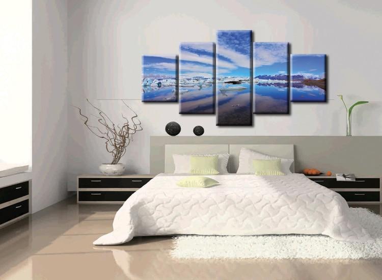 Blue Sky And White Cloud Canvas Wall Art