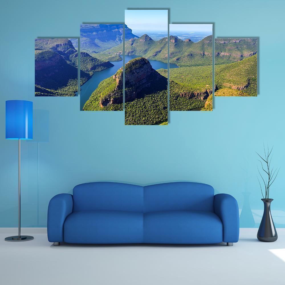Blyde River Canyon In Mpumalanga Nature Canvas Wall Art