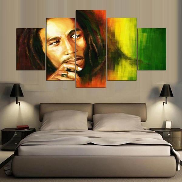 Bob Marley Celebrity Canvas Wall Art
