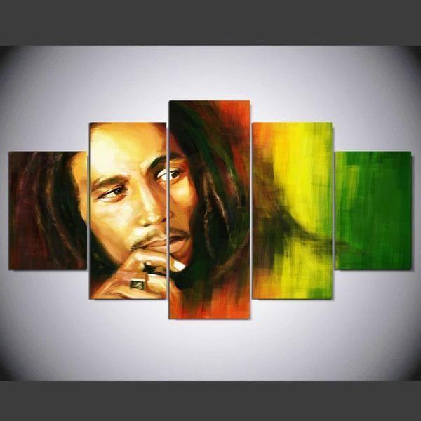 Bob Marley Celebrity Canvas Wall Art