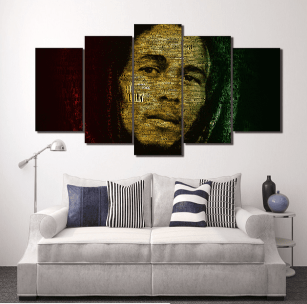 Bob Marley Music And Celebrity Canvas Wall Art