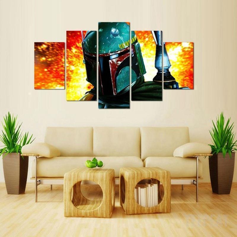 Boba Fett Movie Canvas Wall Art