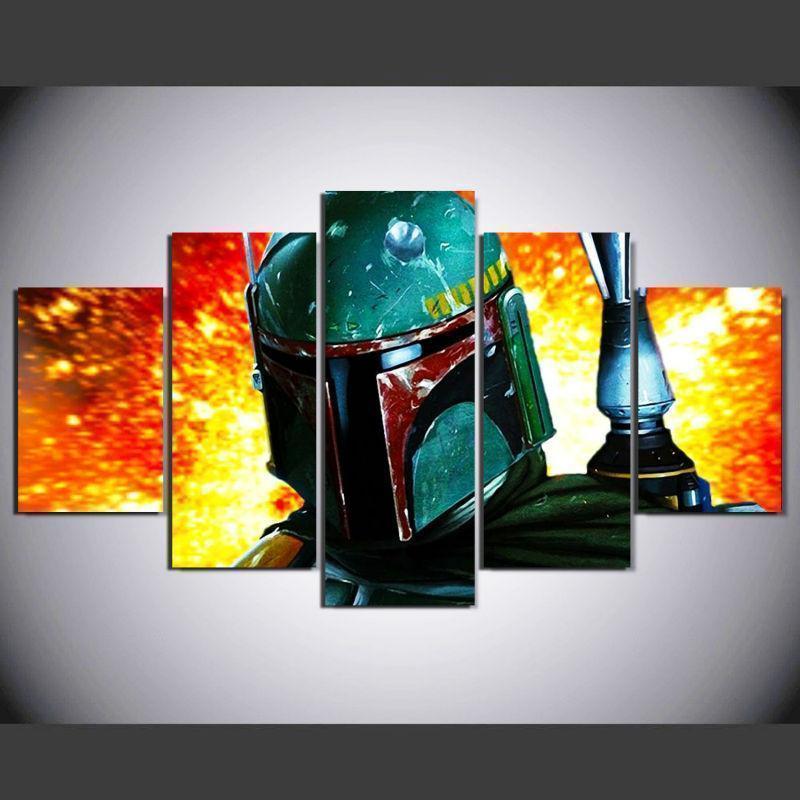 Boba Fett Movie Canvas Wall Art