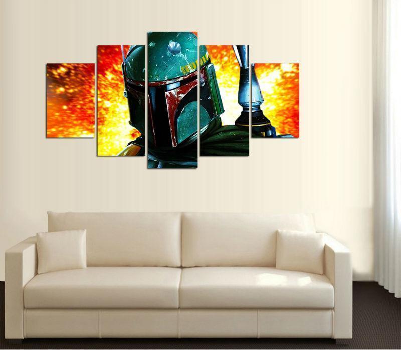 Boba Fett Movie Canvas Wall Art