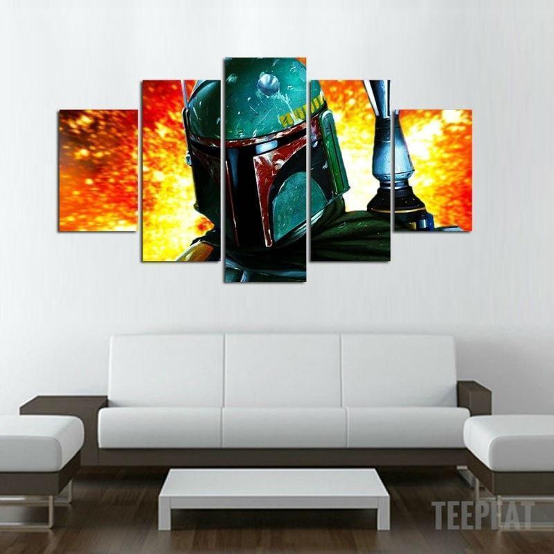 Boba Fett Movie Canvas Wall Art