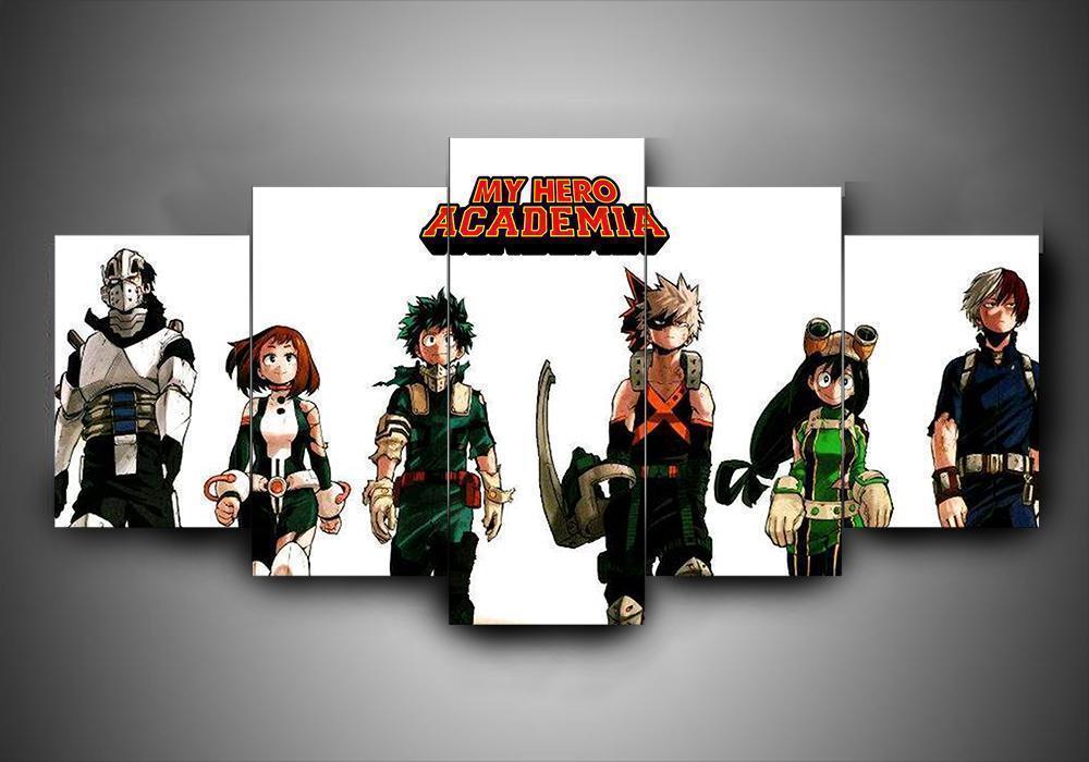 Boku No Hero Anime Canvas Wall Art
