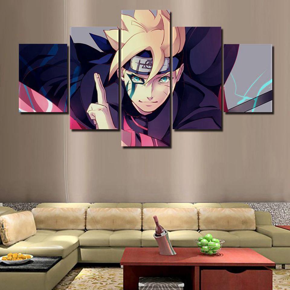 Boruto Uzamaki Anime Canvas Wall Art