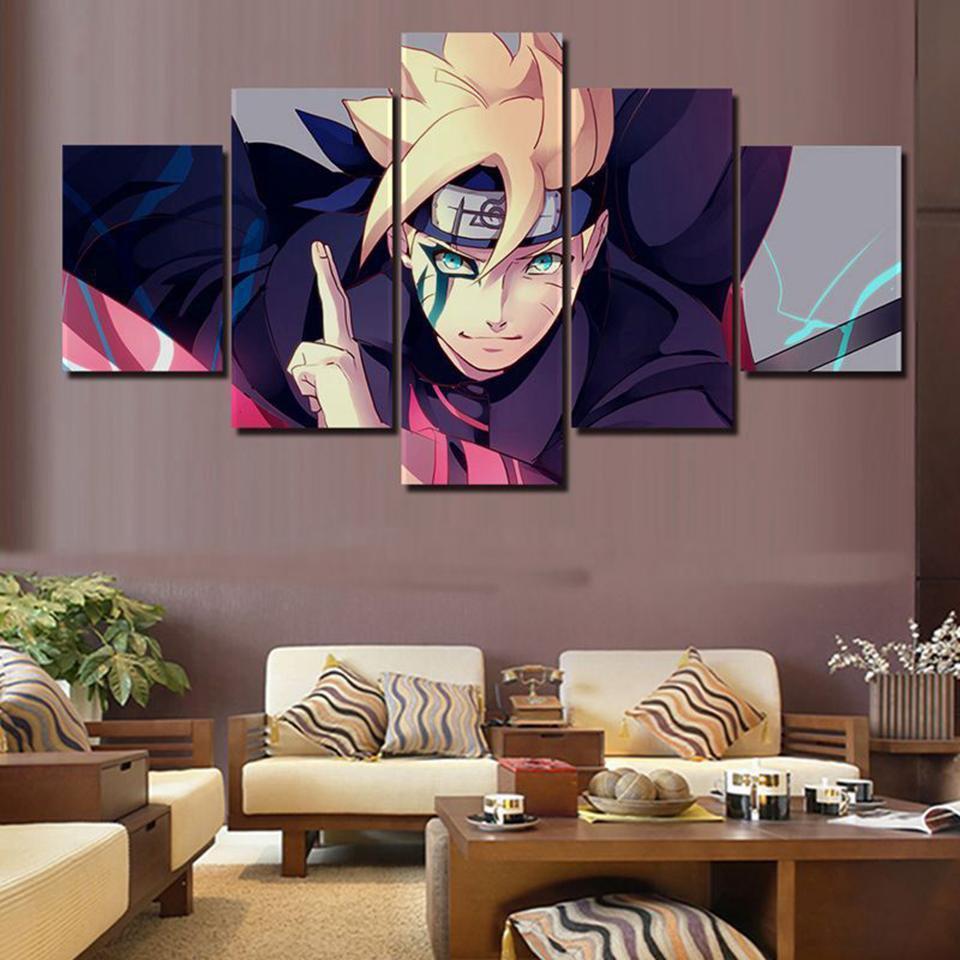 Boruto Uzamaki Anime Canvas Wall Art