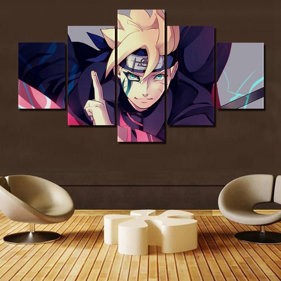 Boruto Uzamaki Anime Canvas Wall Art