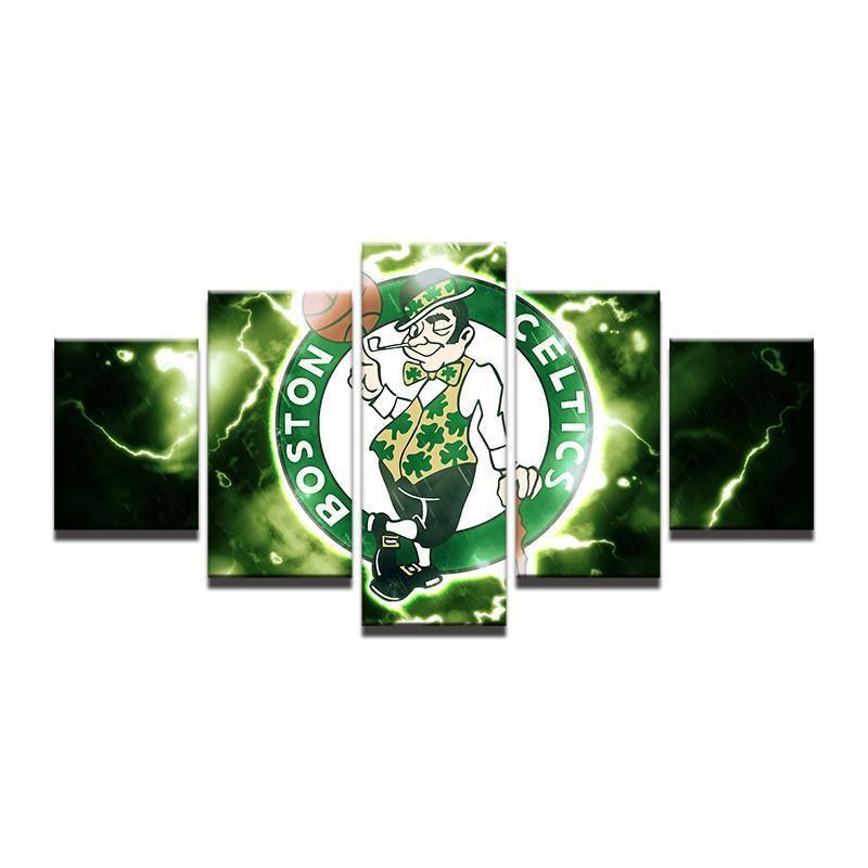 Boston Celtics NBA Basketball Canvas Wall Art