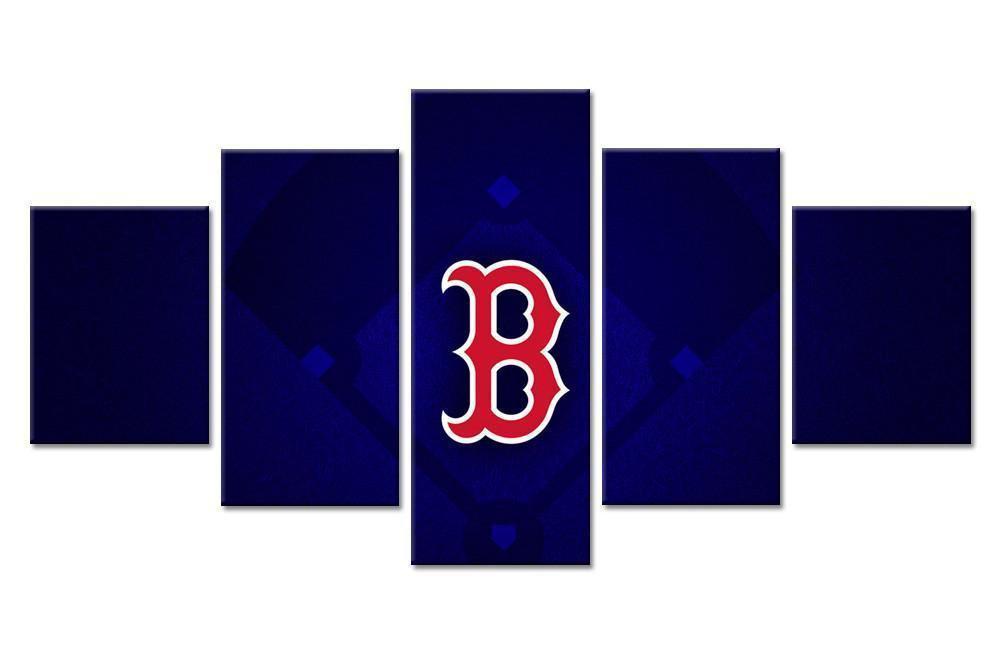 Boston Red Sox Poster  Baseball Canvas Wall Art