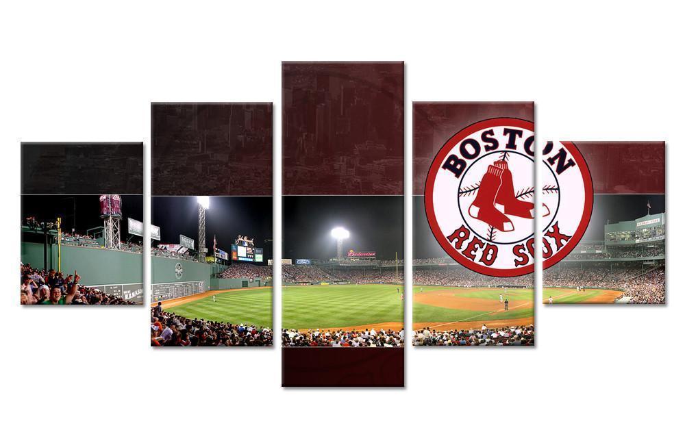 Boston Red Sox Stadium  Baseball Canvas Wall Art