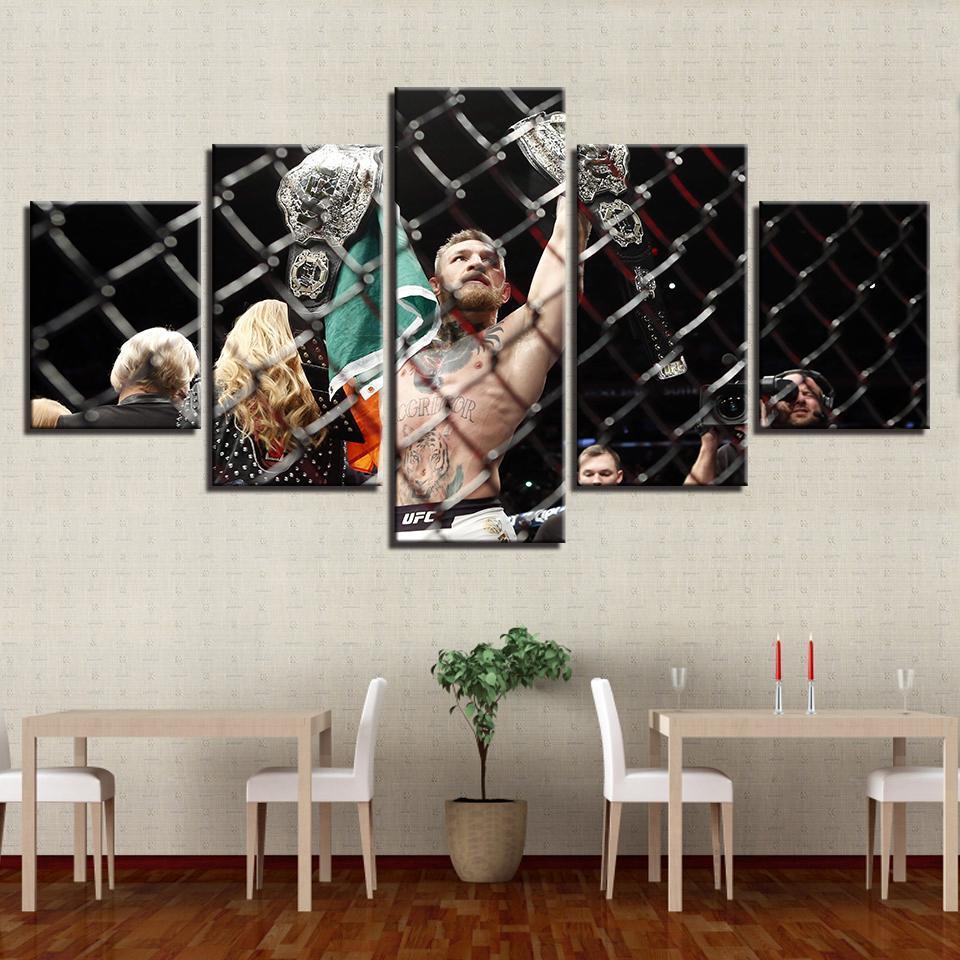 Boxing Champion Canvas Sport Wall Art