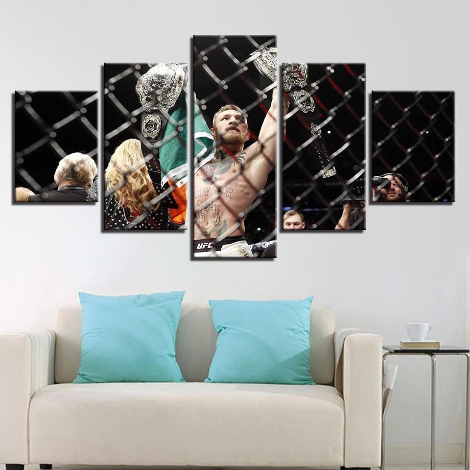 Boxing Champion Canvas Sport Wall Art