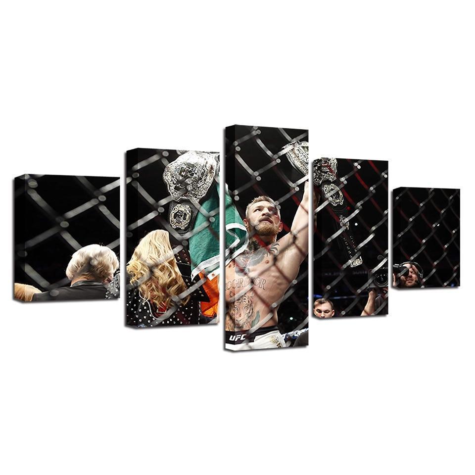 Boxing Champion Canvas Sport Wall Art