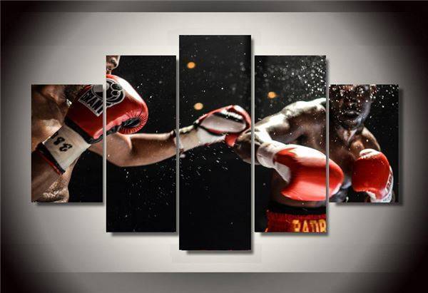 Boxing Champion Tyson Sport Canvas Wall Art