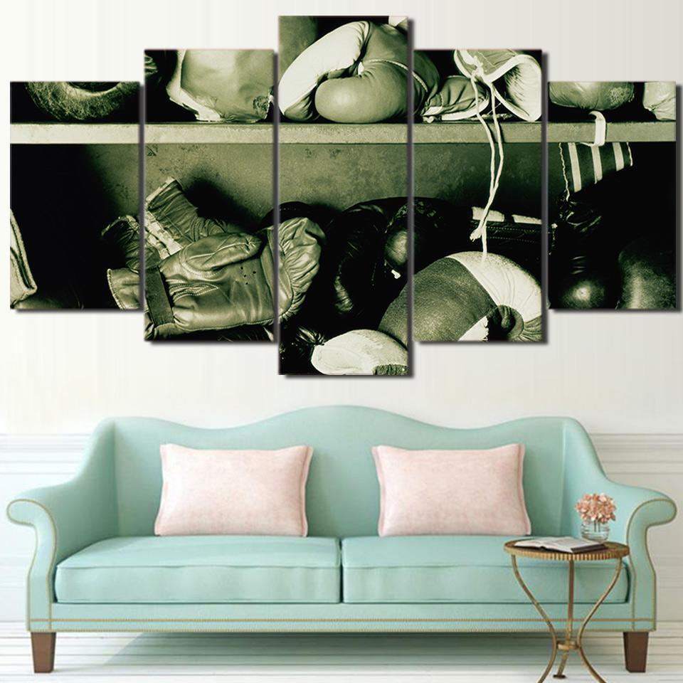 Boxing Gloves Sport Canvas Wall Art