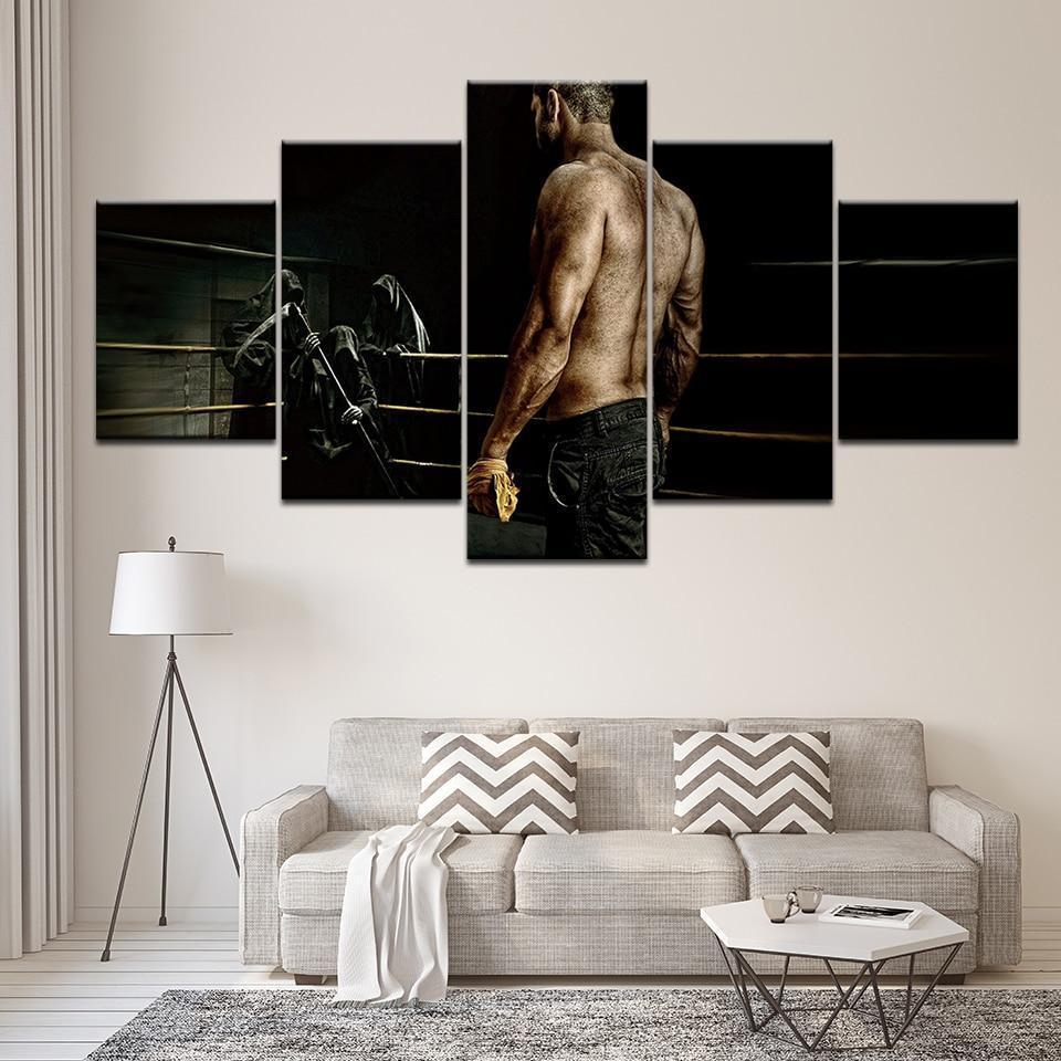 Boxing Star 3 Sport Canvas Wall Art