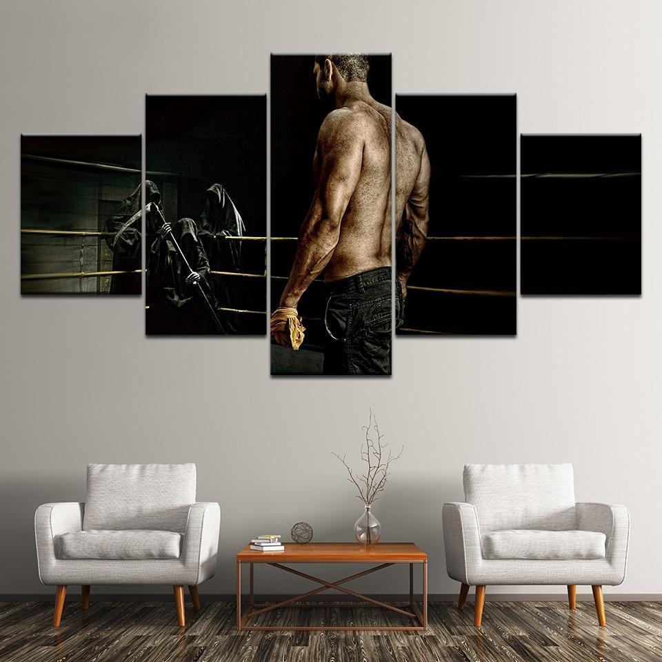 Boxing Star 3 Sport Canvas Wall Art